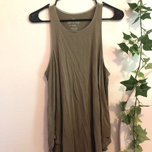 American Eagle Green muscle tank top